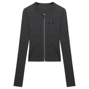 [新品]OCHIRLY欧时力 针织外套26春季含美丽诺羊毛拉链打底衫