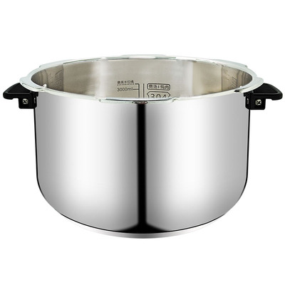 304不锈钢电压力锅内胆无涂层6升