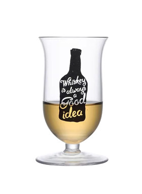Mintrain威士忌杯中古美式闻香杯