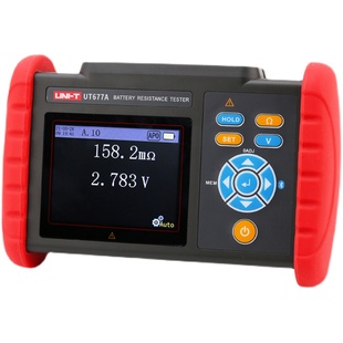 优利德UT677A电池内阻测试仪高精度汽车蓄电池寿命容量内阻检测仪