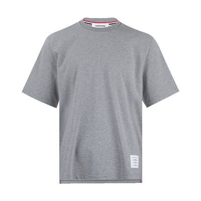 ThomBrowne针织全棉短袖T恤男士