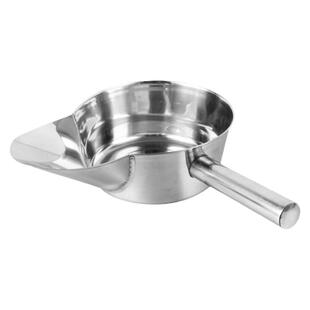 加厚不锈钢盐酥鸡杓鸭嘴水瓢装袋铲快餐鸡柳漏斗神器带嘴打包鸡勺