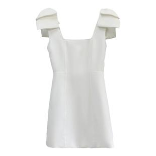 性感蝴蝶结吊带连衣裙女2026春夏新款气质高级法式小众收腰a字裙