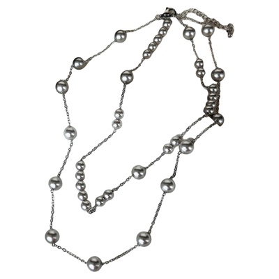 破碎感满天星澳白真多麻项链