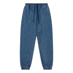 服酱弹力宽松牛仔长裤休闲百搭嘻哈街头BBOY滑板街舞HIPHOP束脚裤