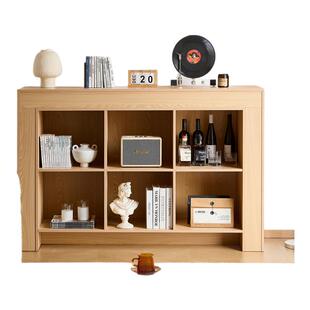 懒生活玄关柜客厅斗柜日式原木风收纳储物柜卧室床尾柜实木置物柜