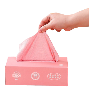 抹布厨房一次性懒人抹布加厚可水洗洗碗布干湿两用抽取式百洁布