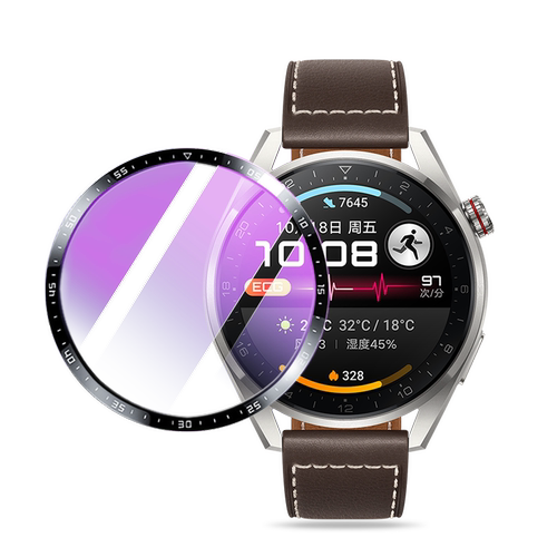 车虫适用华为GT6/GT5手表膜GT4watch5保护膜GT3watchGT5pro钢化膜表盘fit4贴膜屏幕GT2智能新款男女配件水凝