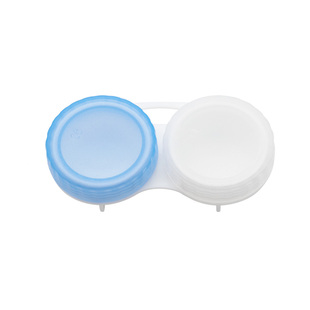 角膜塑形镜双联盒RGP硬性隐形眼镜片便携保存储OK镜收纳伴侣盒子