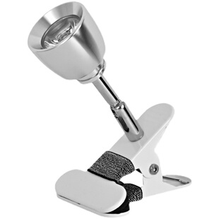 鱼缸水族聚光照射展柜床头灯万向头USB夹子灯LED书桌宿舍夹子台灯