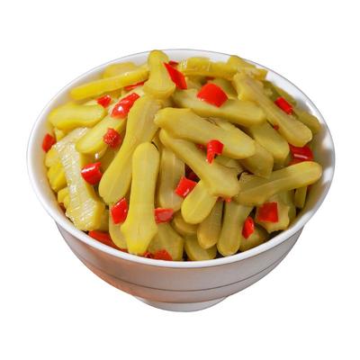 酸辣刀豆下饭菜农家腌制泡咸菜