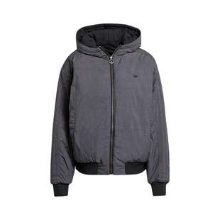 阿迪达斯三叶草宋雨琦同款冬季保暖双面穿飞行员女短棉服KC1686