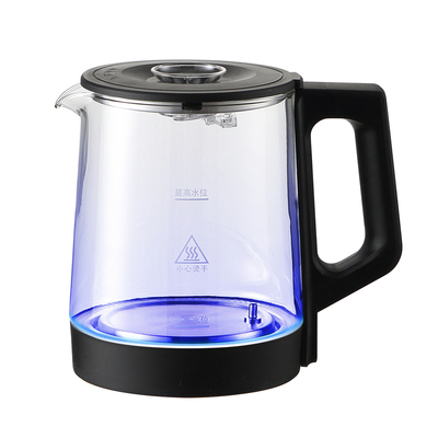 小五环半自动茶吧机通用型304钢烧水壶蓝光高硼硅防爆玻璃壶配件