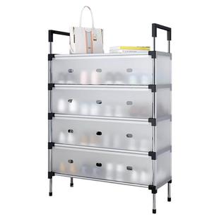 入门简易鞋架家用门口宿舍室内出租房用防尘多层收纳不占空间鞋柜