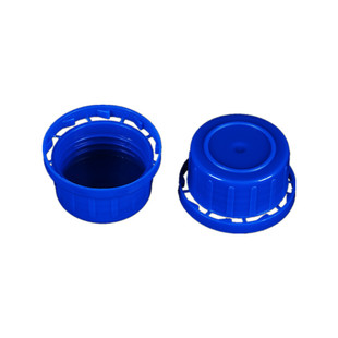 5升塑料瓶盖蓝色36牙38mm牙塑料盖小口方罐盖防盗密封盖化工桶盖