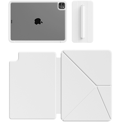 【吸磁双面夹四角防护】ipad外壳