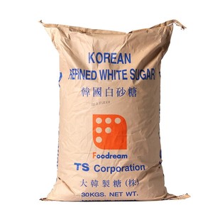 原装韩国进口幼砂糖 TS细砂糖烘焙糖果30kg 有证件烘焙专用白砂糖