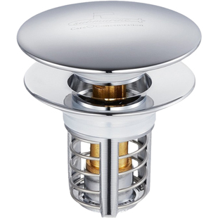 潜水艇白色弹跳下水器洗脸盆塞子洗手盆面盆漏水塞按压弹跳芯通用