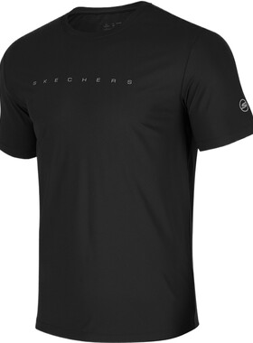 SKECHERS斯凯奇男子针织短袖T恤衫T恤P224M047-0018