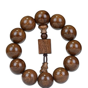 非洲沉水老料金丝檀木手串精品葫芦配饰佛珠手链男女念珠文玩