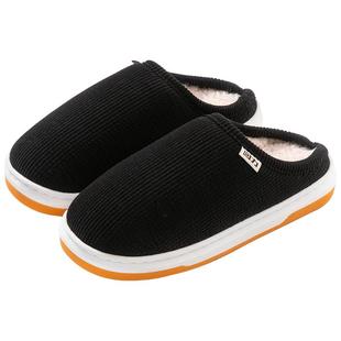 回力棉拖鞋防滑耐脏不臭2025新款男士秋冬季加绒厚底毛绒棉拖男女