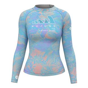 NuJune分体泳衣女高级2025新款冲浪潜水服保守长袖防晒浮潜水母衣
