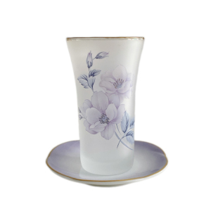 七隐 日本制昭和食器磨砂小酒杯 梅子酒杯 冷茶杯 品茗杯