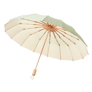 雨伞手动伞晴雨加大加厚加固两用女遮阳伞结实学生上学专用耐用抗