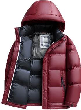 雪中飞高充绒量易打理面包羽绒服
