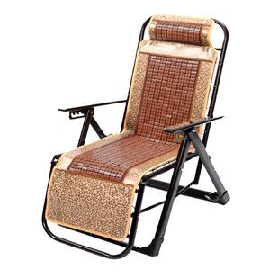 阳台家用折叠椅折叠椅子沙滩靠背麻将椅办公室成人躺椅竹椅午休椅