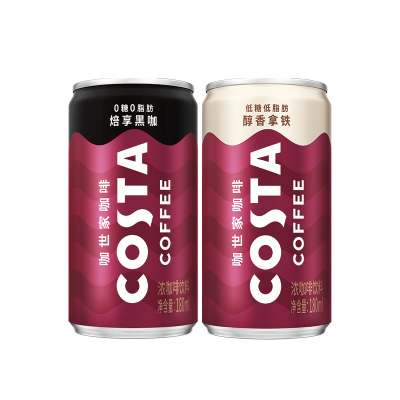 可口可乐COSTA即饮咖啡2倍咖啡因