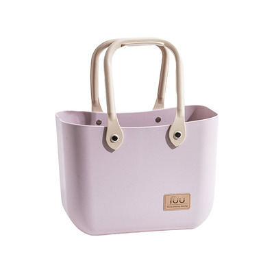 手提购物篮大号零食水果收纳篮子