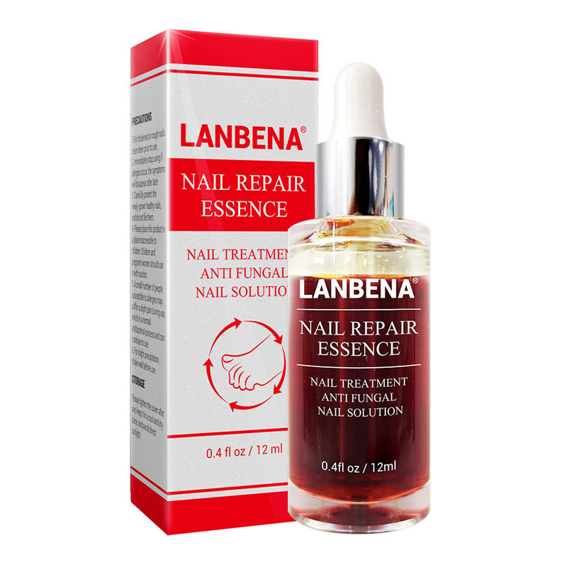 LANBENA 蓝蓓娜指甲修复精华配小锉刀12ml 正品化妆品