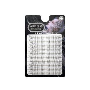 清冷感斜飞~洛兜狐系假睫毛透明呼吸感无辜纯欲妈生自然太阳花