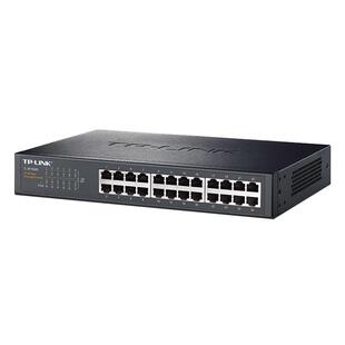 普联TP-LINK交换机16口24口百兆机架式家用企业办公千兆监控交换机tplink网络分线分流集线器TL-SF1024D