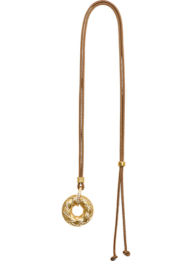 方糖家甜甜圈拉丝平安扣项链