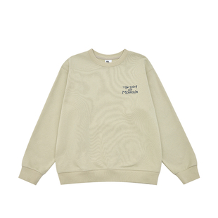 MAXforFUN童装25秋冬儿童加绒卫衣保暖柔软岩画印花长袖上衣亲肤