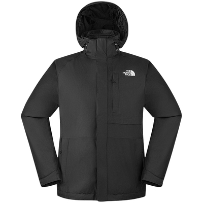 北面男棉服三合一冲锋衣