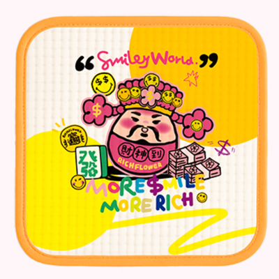 有钱花×SmileyWorld儿童小方巾