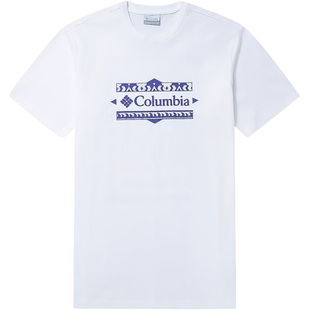 Columbia/哥伦比亚正品新款男子个性圆领运动休闲T恤AE5592
