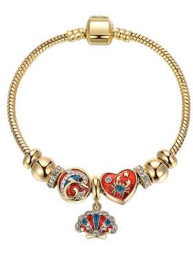 女士高级感红色小动物爱心串珠