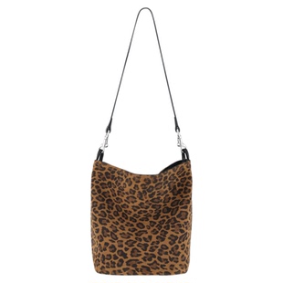 【新年礼物】Oinny2026高级豹纹洋气牛皮水桶包单肩包女包9453