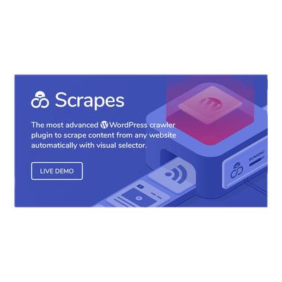 Scrapes WP插件 中文版 可视化文章内容采集爬虫插件