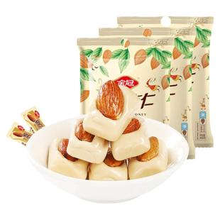 金冠优果奶酥扁桃仁杏仁奶脆硬糖巴旦木甜心恋仁结婚庆喜糖散装糖