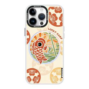 ANGYING× 好运鲤鱼旗适用苹果17promax手机壳磁吸新款iPhone16pro保护套15pm新年12国风ip14/13全包带支架