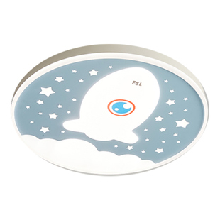 佛山照明儿童房灯女孩房间云朵公主皇冠吸顶灯男孩卧室灯卡通灯具