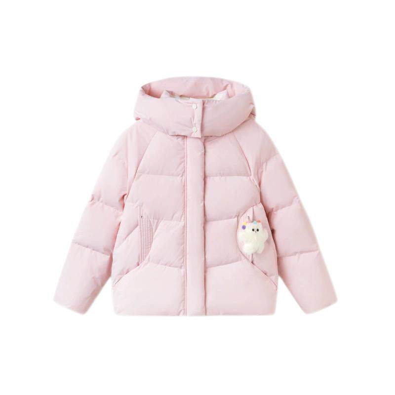 巴拉巴拉女童加厚羽绒服防风保暖