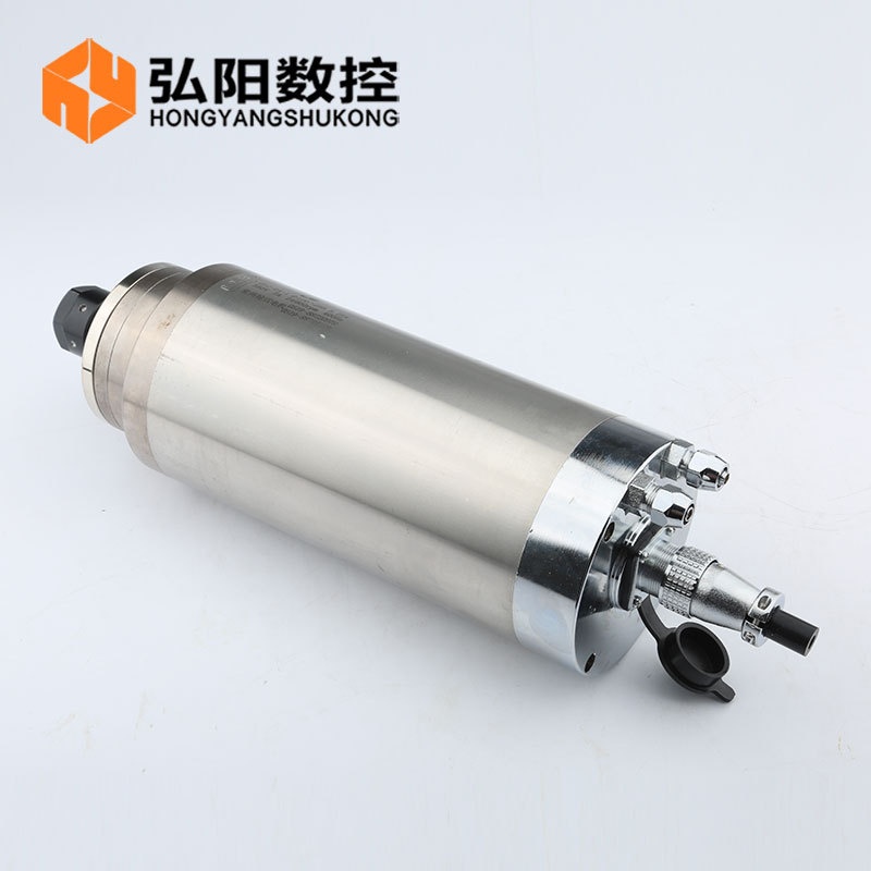 翰琪主轴GDZ-24-1/3.2kw直径100mm 前程高速水冷主轴 雕刻机配件