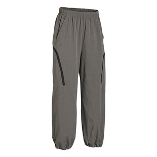 安德玛春夏女裤Unstoppable Vent运动裤直筒休闲阔腿长裤1382740