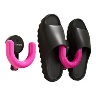 浴室拖鞋挂架免打孔吸盘式卫生间厕所墙上沥水拖鞋收纳挂钩置物架